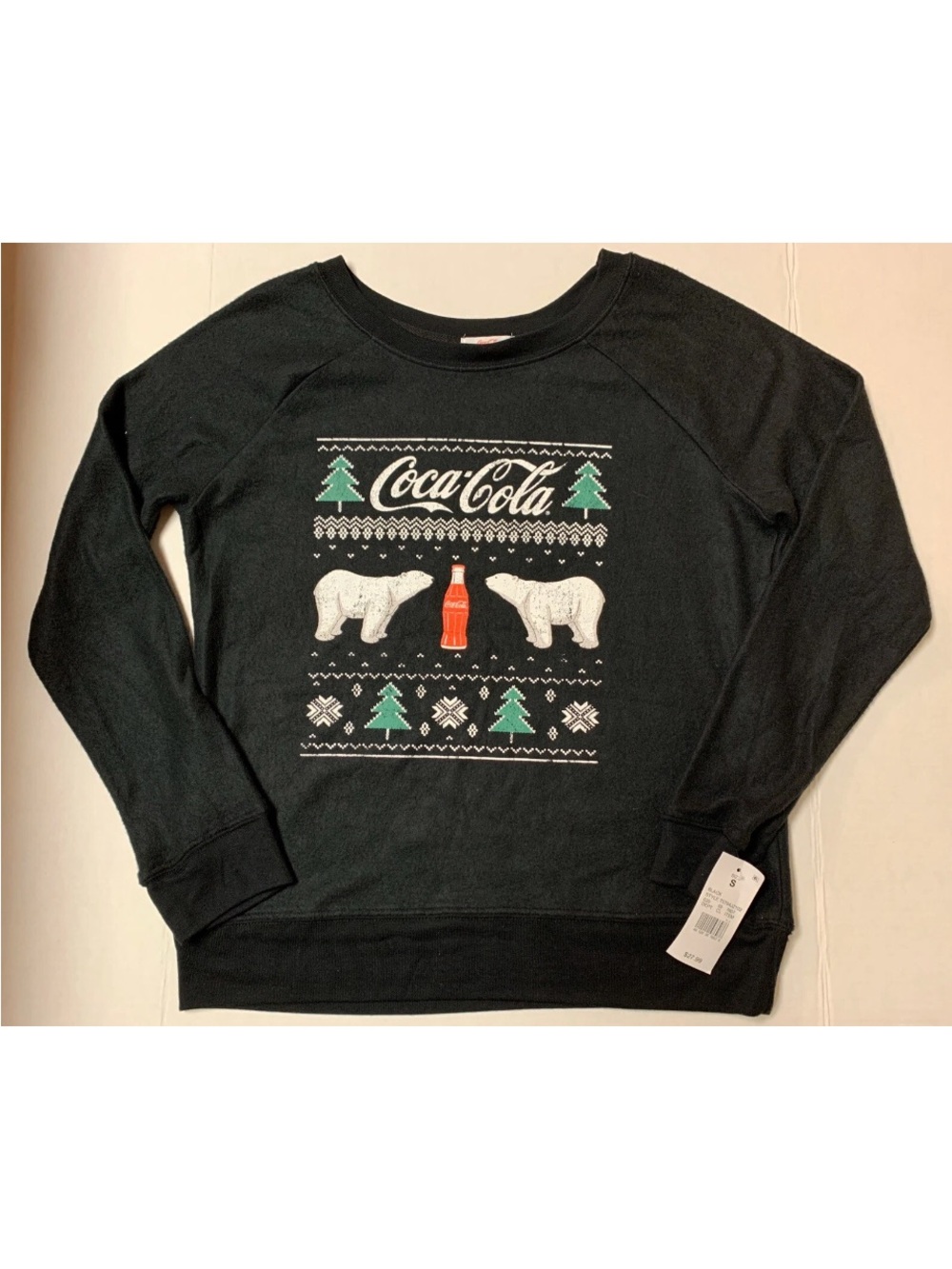 Coca Cola Pajamas Mix N Match Tops Women's Size Small polar bear pine tree
